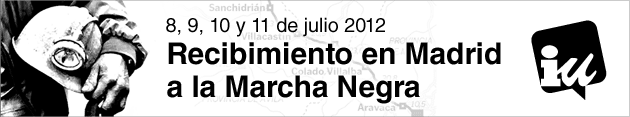 10 y 11 de julio 2012. Recibimiento en Madrid de la Marcha Negra.