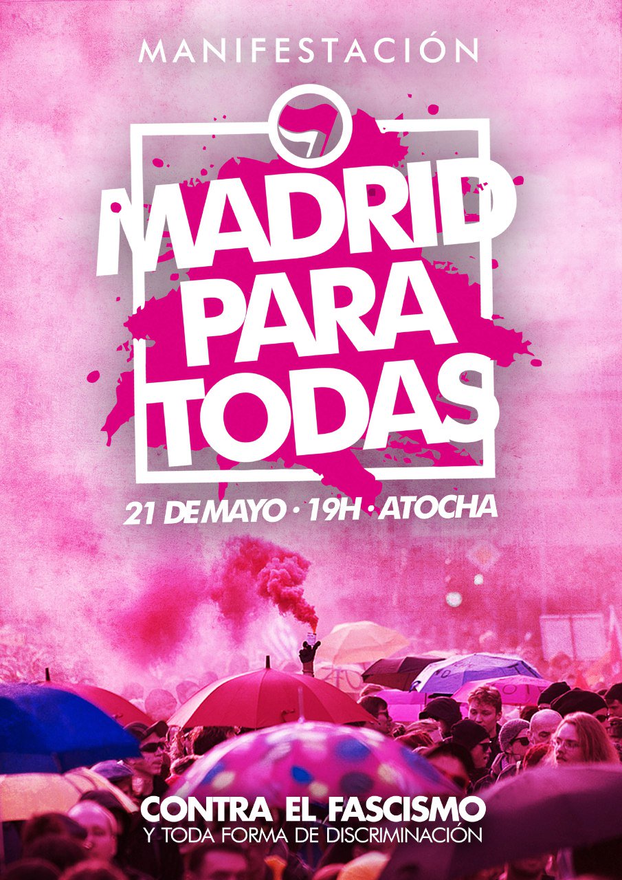 Manifestación 21 MAYO – Madrid Para Todas