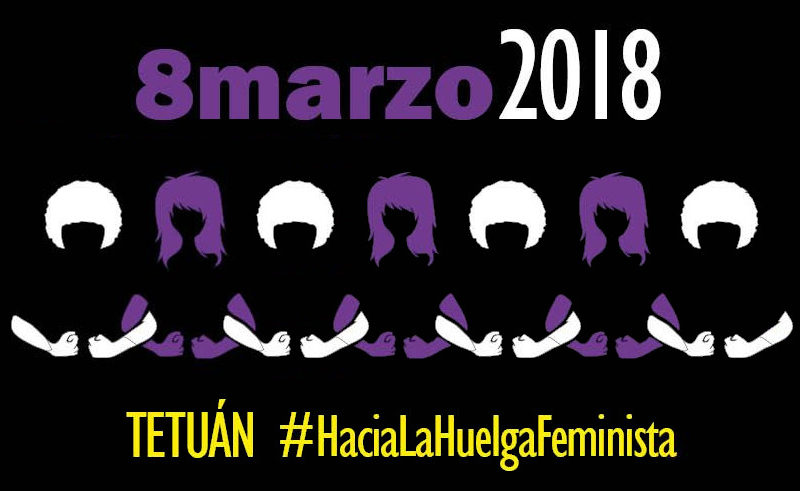 Preparación de la Huelga Feminista del 8 de marzo en Tetuán